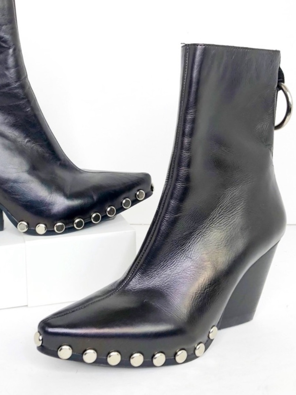Jeffrey Campbell Walton Studded Booties Size 9.5